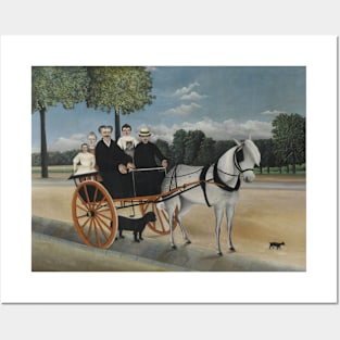 La Carriole du pere Junier by Henri Rousseau Posters and Art